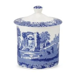 Spode Blue Italian Storage Jar