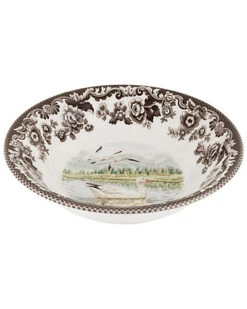 Spode Woodland Snow Goose Ascot Cereal Bowl Home