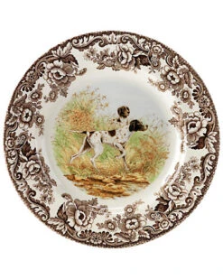 Spode Woodland Hunting Dogs Dinner Plate Home