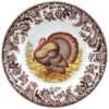 Spode Woodland Turkey Salad Plate Home
