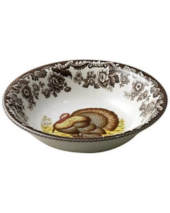 Spode Woodland Turkey Ascot Cereal Bowl Home