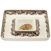 Spode Woodland Turkey Square Chip & Dip Home -Spode 3010525831 RLLD 1