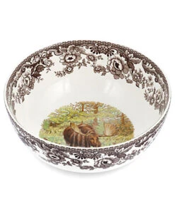 Spode Woodland Majestic Moose Round Salad Bowl Home