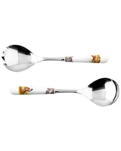Spode Woodland Cutlery Set Of 2 Salad Servers Home