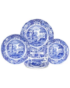 Spode Blue Italian 5pc Place Setting Home