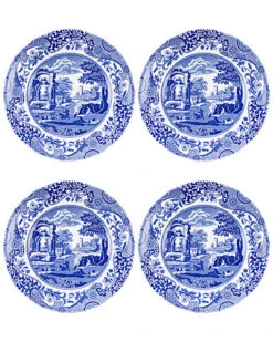 Spode Blue Italian Set Of 4 Salad Plates Home