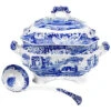 Spode Blue Italian Soup Tureen & Ladle Home -Spode 3010689909 RLLD 1
