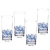 Spode Blue Italian Set Of Four Hi-Ball Glasses Home