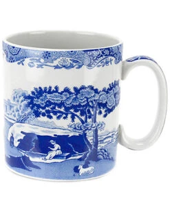 Spode Blue Italian Set Of 4 8oz Mugs Home