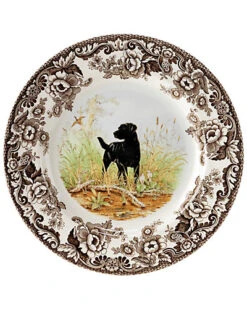 Spode Woodland Black Lab Dinner Plate Home