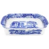 Spode Blue Italian Rectangular Handled Dish Home -Spode 3018643375 RLLD 1