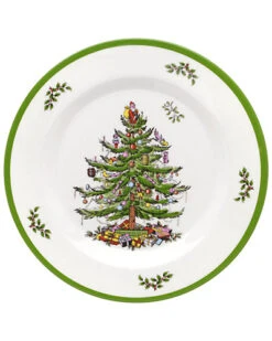 Spode Christmas Tree Set Of 4 Melamine Salad Plates Home