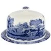 Spode Blue Italian 2pc Serving Platter With Dome Home