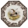 Spode Woodland Mallard Octagonal Plate Home -Spode 3050505919 RLLD 1