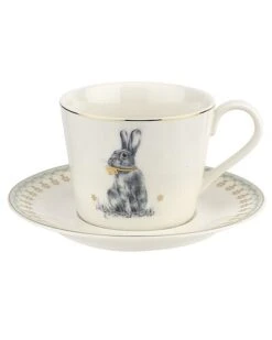 Spode Meadow Lane Green Teacup & Saucer Home