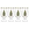 Spode Christmas Tree Set Of 4 Tulip Glasses Home -Spode 3050505935 RLLD 1