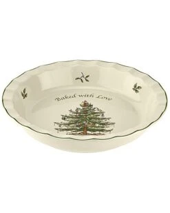 Spode Christmas Tree Pie Dish Home