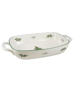 Spode Christmas Tree Bread Basket Home