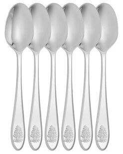 Spode Christmas Tree 6pc Cocktail Spoons Set Home