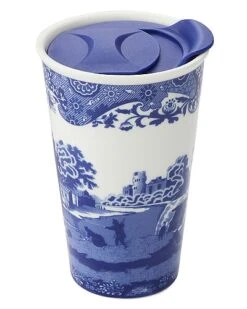 Spode Blue Italian 80z Travel Mug Home