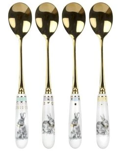 Spode Meadow Lane Set Of 4 Teaspoons Home
