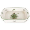 Spode Christmas Tree Rectangular Handled Dish Home -Spode 3050565432 RLLD 1