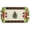 Spode Christmas Tree Figural Tartan Tray Home -Spode 3050585014 RLLD 1