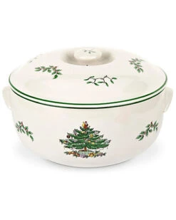 Spode 2.5QT Round Covered Casserole Home