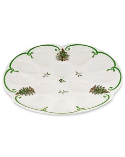 Spode 12in Devilled Egg Dish Home