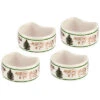 Spode Set Of Four 7in Napkin Rings Home -Spode 3050772848 RLLD 1