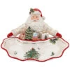 Spode Christmas Tree Gold Figural Collection Santa Dish Home -Spode 3050772860 RLLD 1
