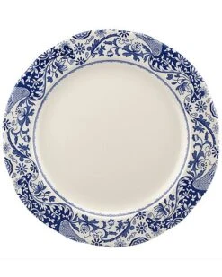 Spode Blue Italian Brocato Charger Plate Home