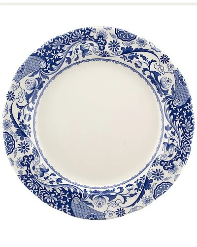 Spode Blue Italian Brocato 10.5in Dinner Plate Home 3 Spode Blue Italian Brocato 10.5in Dinner Plate Home