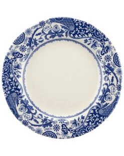 Spode Blue Italian Brocato 8in Salad Plate Home
