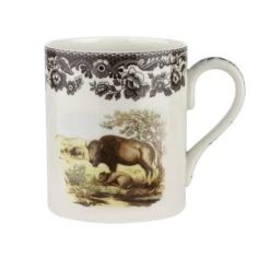 Spode Woodland 16 Oz Mug Bison