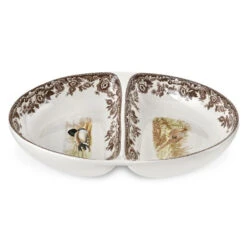 Spode Woodland Divided Dish 11.5" - Pheasant/Mallard