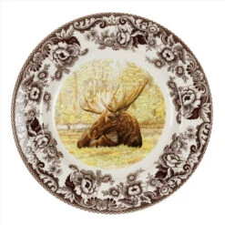 Spode Woodland Bread And Butter Plate 6" - Moose