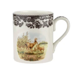 Spode Woodland 16 Oz Mug - Mule Deer
