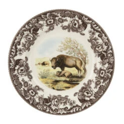 Spode Woodland 10.5" Dinner Plate Bison