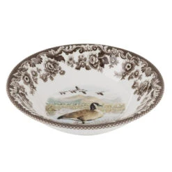 Spode Woodland Ascot 9.25" Cereal Bowl - Canadian Goose