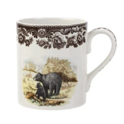 Spode Woodland 16 Oz Mug - Black Bear