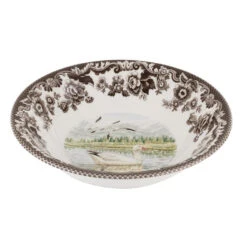 Spode Woodland Ascot Cereal Bowl - Snow Goose