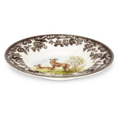 Spode Woodland Soup Plate - Deer
