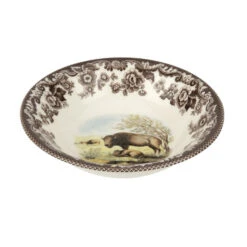 Spode Woodland Ascot 8" Cereal Bowl - Bison