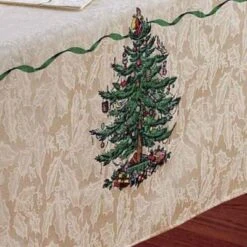 SpodeĀ® Christmas Tree 52" X 70" Tablecloth