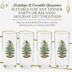 Spode Christmas Tree 15oz Highball Glasses, Set Of 4 - Gold-Rimmed Elegant Holiday-Themed Glassware, Festive Holiday Drinkware For Christmas Parties 10 Spode Christmas Tree 15oz Highball Glasses, Set Of 4 - Gold-Rimmed Elegant Holiday-Themed Glassware, Festive Holiday Drinkware For Christmas Parties -Spode GUEST 0785b808 092a 45da 9cc0 8a8ba8de97f9