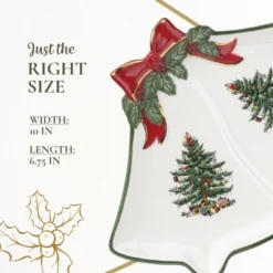 Spode Christmas Tree Ribbon Bell Dish -Spode GUEST 0a79e3b7 7e7e 4015 a8be eb205a27794f