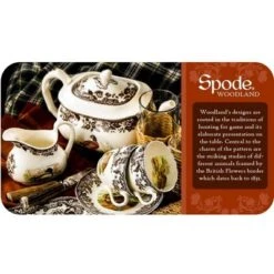 Spode Woodland Turkey 16 Oz Mug - Fine Porcelain With Historic Brown Floral Border, Thanksgiving Drinkware For Hot Beverages, Microwave & Freezer Safe -Spode GUEST 0d0319ce ea94 482c a163 7d4b03c5b75b