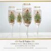 Spode Christmas Tree 8.45 Fl. Oz. Footed Champagne Flute (Set Of 4), Polka Dot - Sparkling Wine Glasses For Holiday Celebrations -Spode GUEST 1991a730 3248 4ae1 b86a 0505fdf5d16a