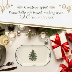 Spode Christmas Tree 11-Inch Rectangular Scalloped Tray, Stoneware Holiday Serving Platter - Festive Tableware - Dishwasher, Microwave, Freezer Safe 9 Spode Christmas Tree 11-Inch Rectangular Scalloped Tray, Stoneware Holiday Serving Platter - Festive Tableware - Dishwasher, Microwave, Freezer Safe -Spode GUEST 2520de7b a8ab 4d82 89a7 671fda6f23e9